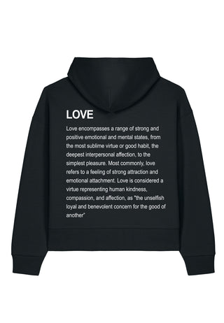 Hoodie Boxy "Love Definition"