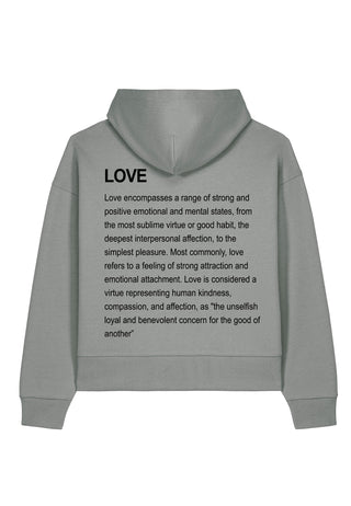 Hoodie Boxy "Love Definition"