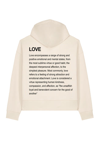 Hoodie Boxy "Love Definition"