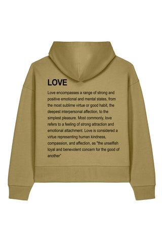 Hoodie Boxy "Love Definition"