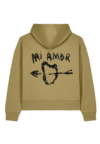 Hoodie Boxy Brodé "Mi Amor"