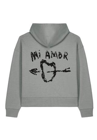 Hoodie Boxy Brodé "Mi Amor"