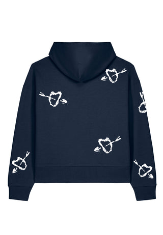 Hoodie Boxy Brodé "Mi Amor"