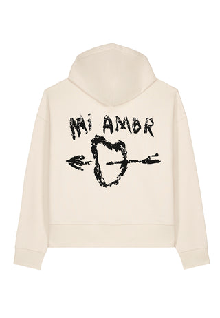 Hoodie Boxy Brodé "Mi Amor"