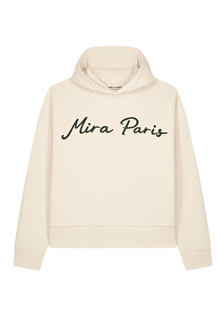 Hoodie Boxy Brodé "Mira Paris"