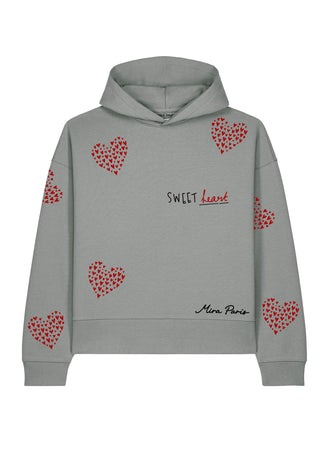 Hoodie Boxy Brodé "Sweet"