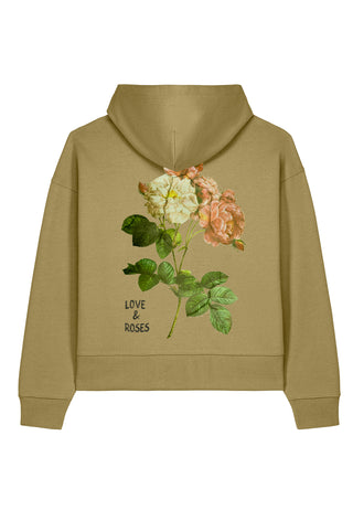 Hoodie Boxy "Roses"
