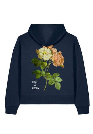 Hoodie Boxy "Roses"