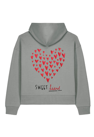 Hoodie Boxy Brodé "Sweetheart"