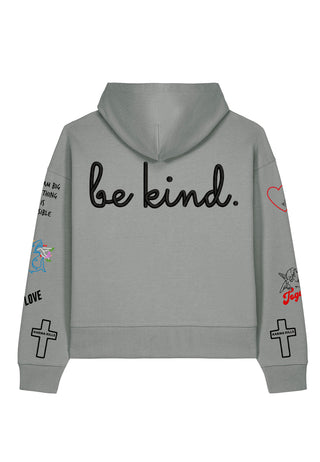 Hoodie Boxy "Tattoo Be Kind"