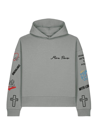 Hoodie Boxy "Tattoo Be Kind"