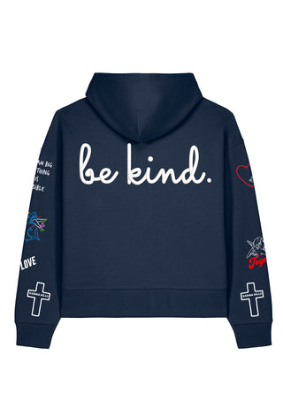 Hoodie Boxy "Tattoo Be Kind"