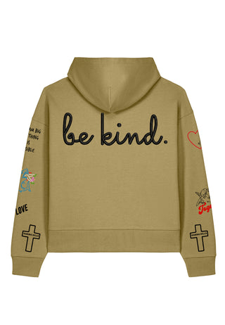Hoodie Boxy "Tattoo Be Kind"