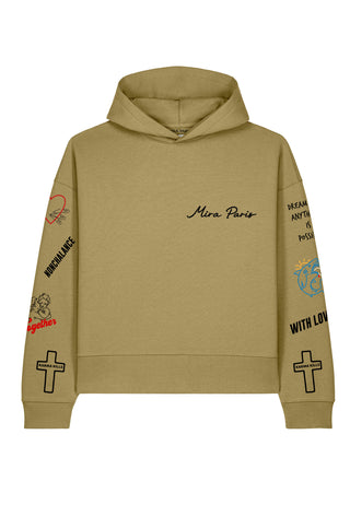 Hoodie Boxy "Tattoo Be Kind"