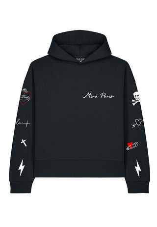 Hoodie Boxy "Tattoo Mi Amor"