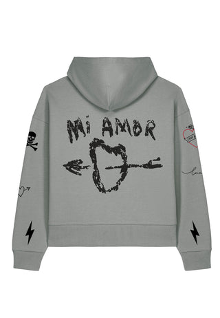 Hoodie Boxy "Tattoo Mi Amor"