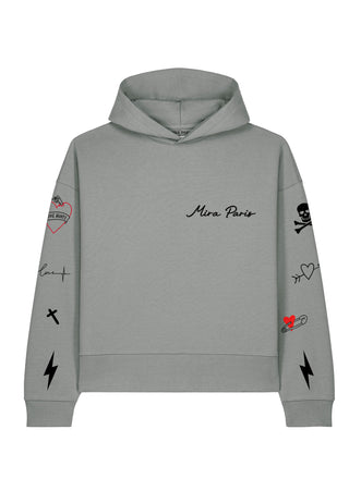 Hoodie Boxy "Tattoo Mi Amor"