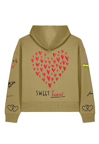Hoodie Boxy "Tattoo Sweet"