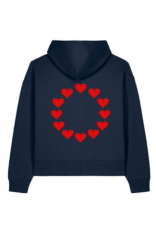 Hoodie Boxy Brodé "United States of Love"
