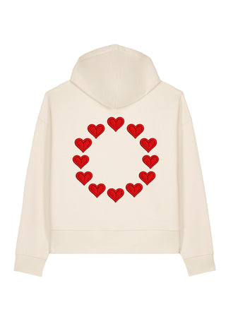 Hoodie Boxy Brodé "United States of Love"