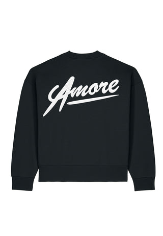 Sweatshirt Boxy Brodé "Amore"