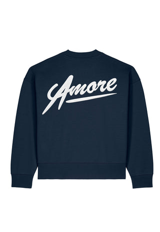 Sweatshirt Boxy Brodé "Amore"