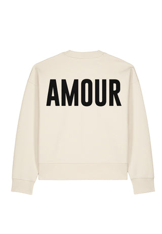 Sweatshirt Boxy "Amour"