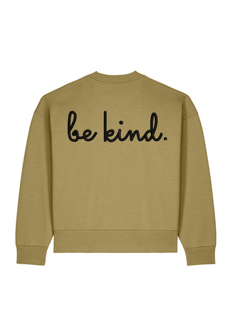 Sweatshirt Boxy "Be Kind"