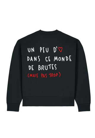 Sweatshirt Boxy Brodé "Brute"
