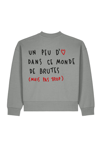 Sweatshirt Boxy Brodé "Brute"