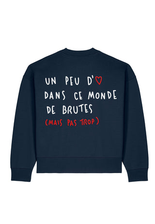 Sweatshirt Boxy Brodé "Brute"
