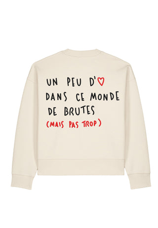 Sweatshirt Boxy Brodé "Brute"