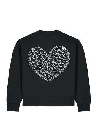 Sweatshirt Boxy "Corazon"