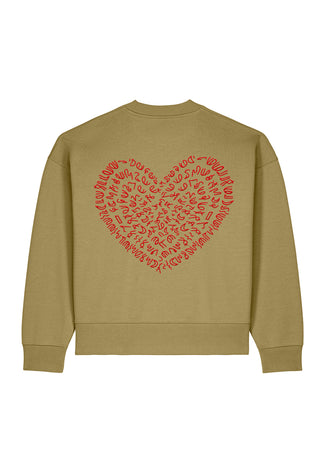 Sweatshirt Boxy "Corazon"
