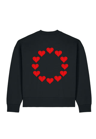 Sweatshirt Boxy Brodé "United States of Love"