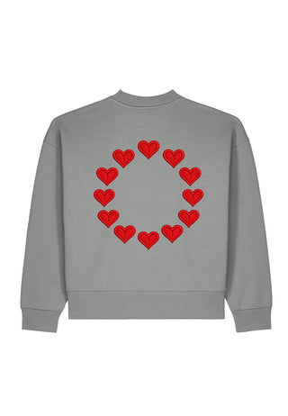 Sweatshirt Boxy Brodé "United States of Love"