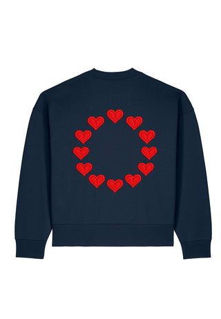 Sweatshirt Boxy Brodé "United States of Love"