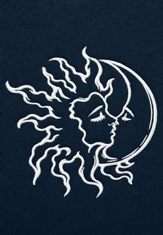 Sweatshirt Boxy Brodé "Moon"