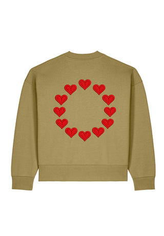 Sweatshirt Boxy Brodé "United States of Love"