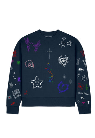 Sweatshirt Boxy "Flash Tattoo 1"