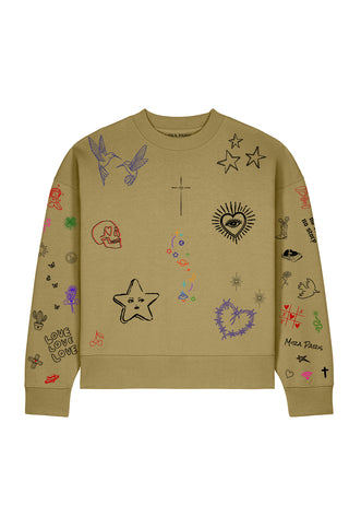 Sweatshirt Boxy "Flash Tattoo 1"