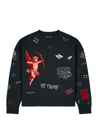 Sweatshirt Boxy "Flash Tattoo 2"