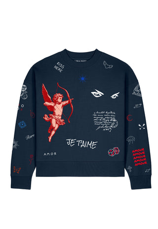 Sweatshirt Boxy "Flash Tattoo 2"