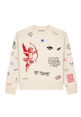 Sweatshirt Boxy "Flash Tattoo 2"