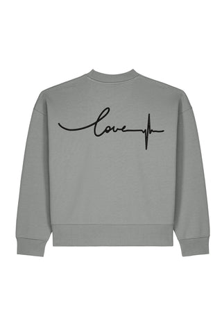 Sweatshirt Boxy Brodé "Frequency"