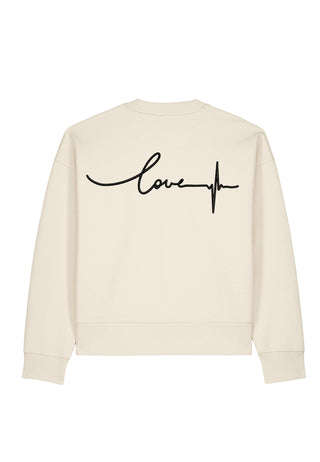 Sweatshirt Boxy Brodé "Frequency"