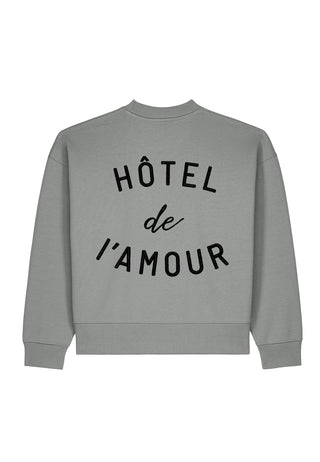Sweatshirt Boxy Brodé "Hôtel de l’Amour"