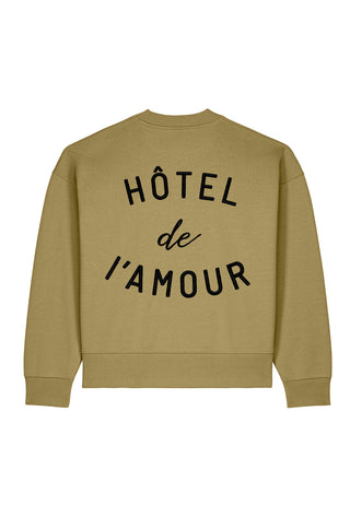 Sweatshirt Boxy Brodé "Hôtel de l’Amour"