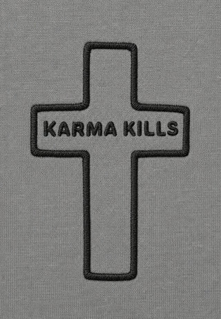 Sweatshirt Boxy "Karma Kills"
