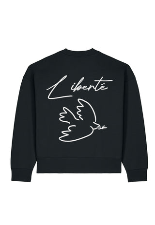 Sweatshirt Boxy "Liberté"
